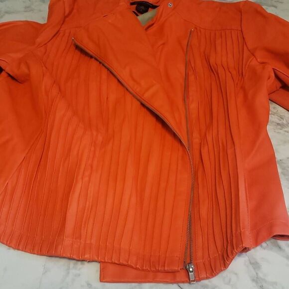 Orange Ashley Stewart Jacket Size 18 - Picture 12 of 14